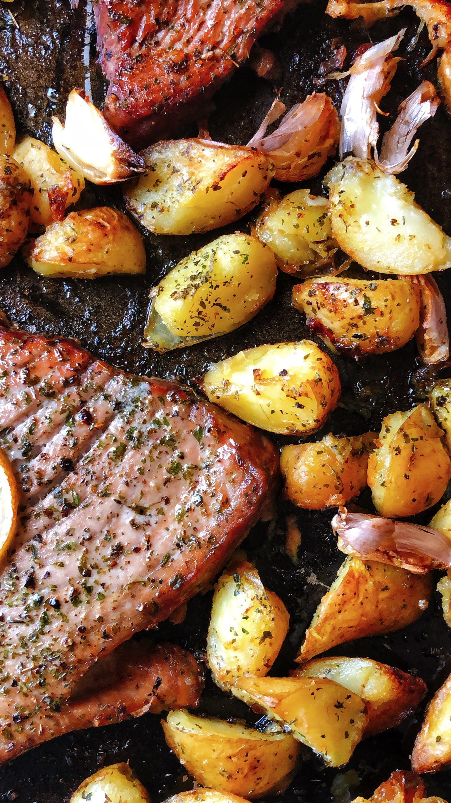 Baked Tuna Steak With Potatoes | My Food Memoirs